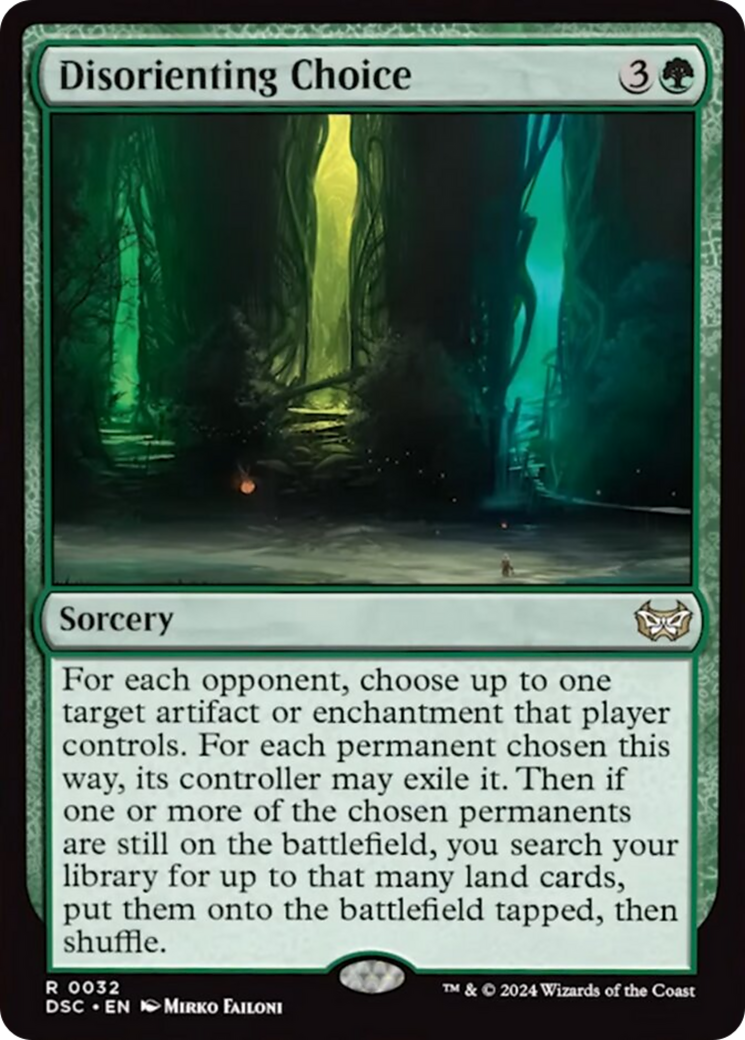 Disorienting Choice (Extended Art) [Duskmourn: House of Horror Commander] | Jack's On Queen