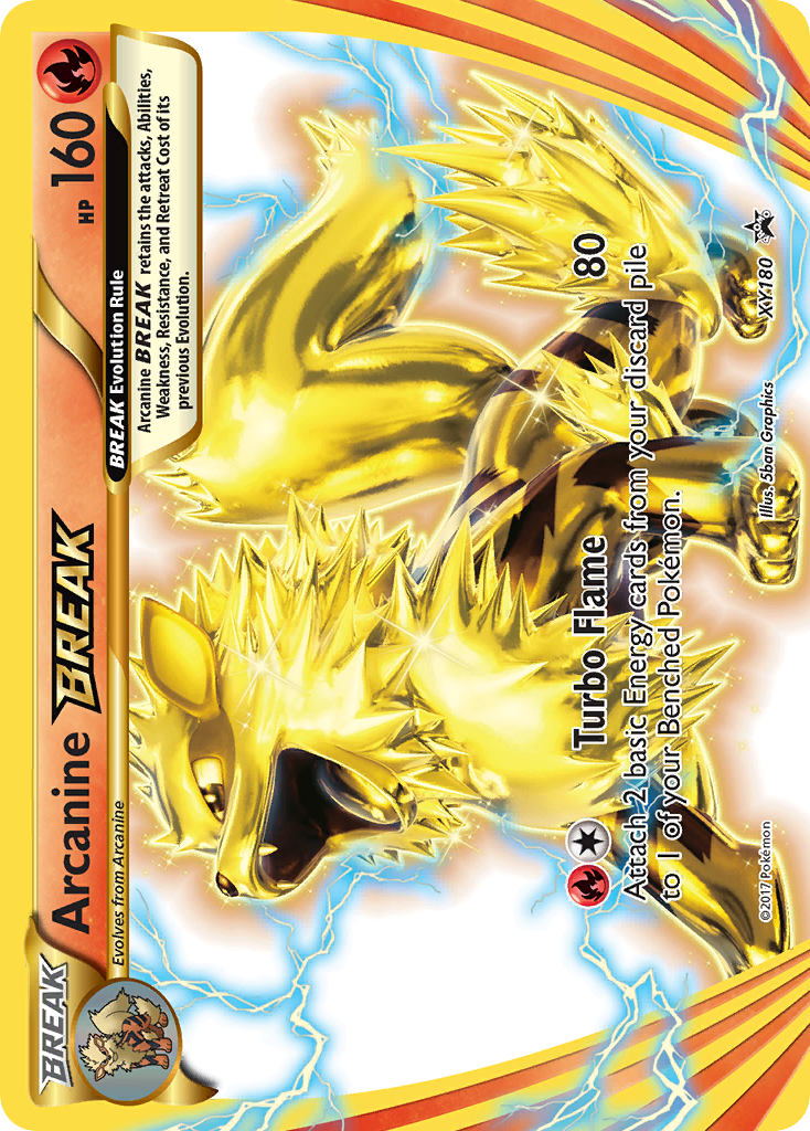 Arcanine BREAK (XY180) [XY: Black Star Promos] | Jack's On Queen