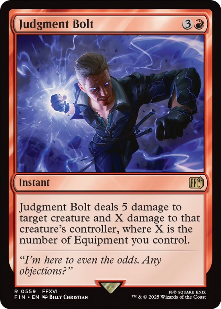 Judgment Bolt [FINAL FANTASY] | Jack's On Queen