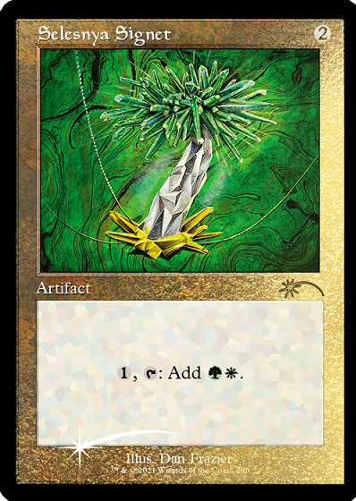 Selesnya Signet (Retro) (Foil Etched) [Secret Lair Drop Series] | Jack's On Queen