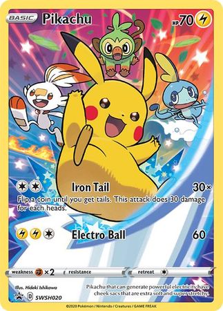 Pikachu (SWSH020) [Sword & Shield: Black Star Promos] | Jack's On Queen