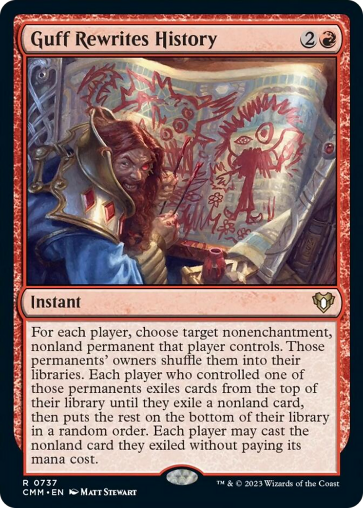 Guff Rewrites History [Commander Masters] | Jack's On Queen