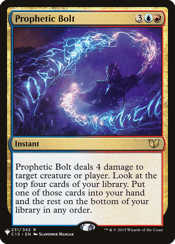Prophetic Bolt [The List] | Jack's On Queen
