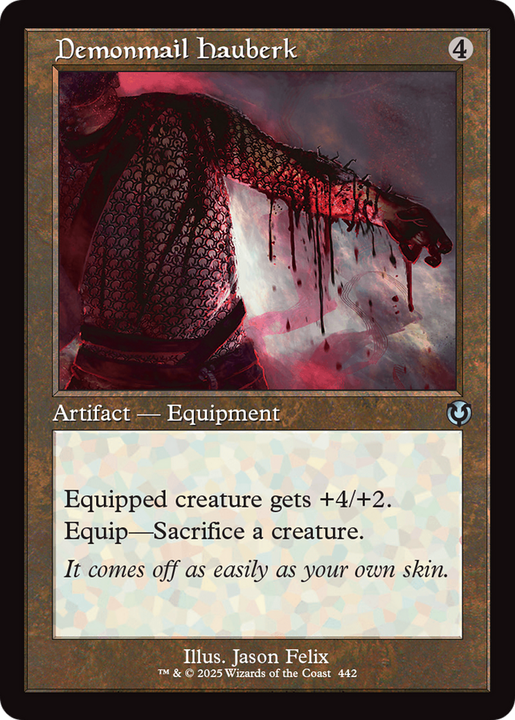 Demonmail Hauberk (Retro Frame) [Innistrad Remastered] | Jack's On Queen