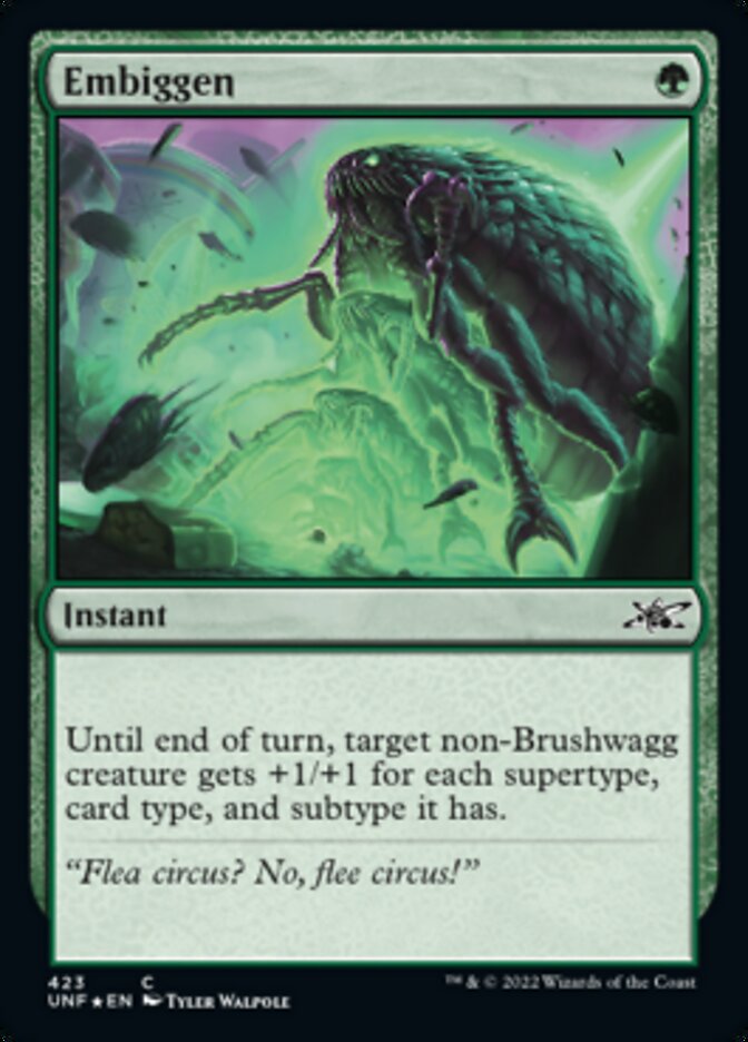 Embiggen (Galaxy Foil) [Unfinity] | Jack's On Queen