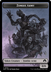 Eldrazi Spawn // Zombie Army Double-Sided Token [Modern Horizons 3 Tokens] | Jack's On Queen
