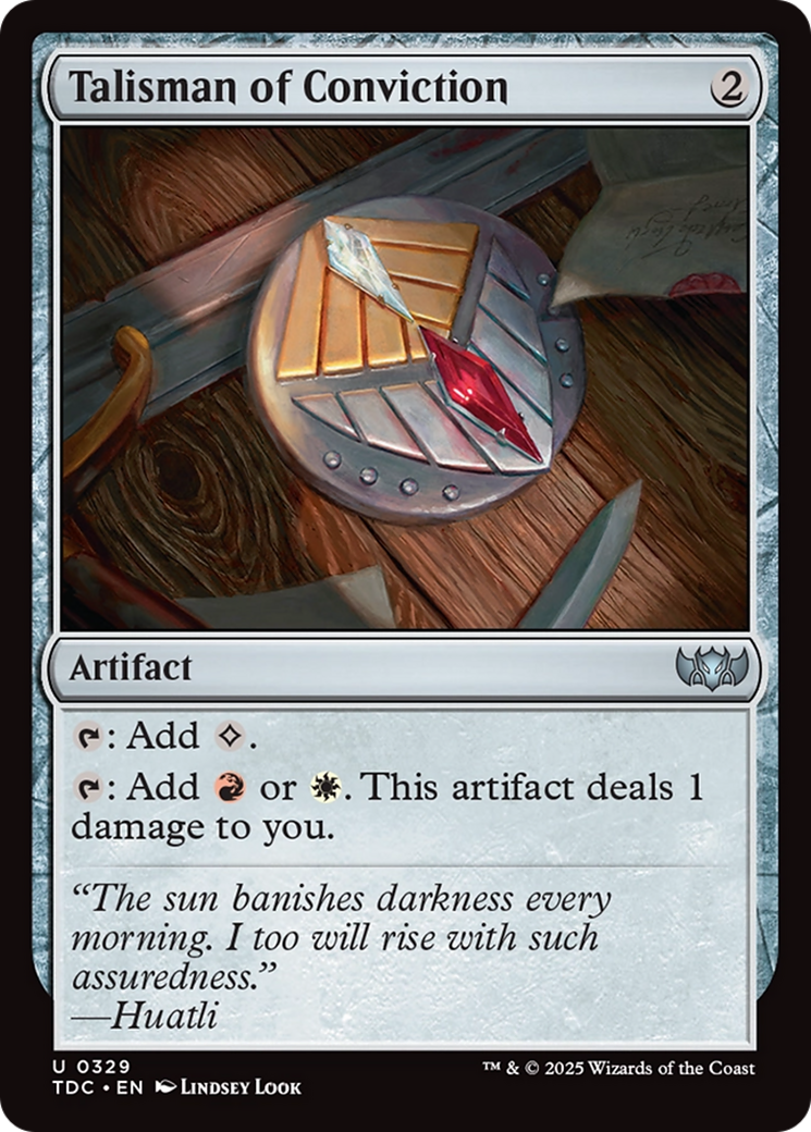 Talisman of Conviction [Tarkir: Dragonstorm Commander] | Jack's On Queen