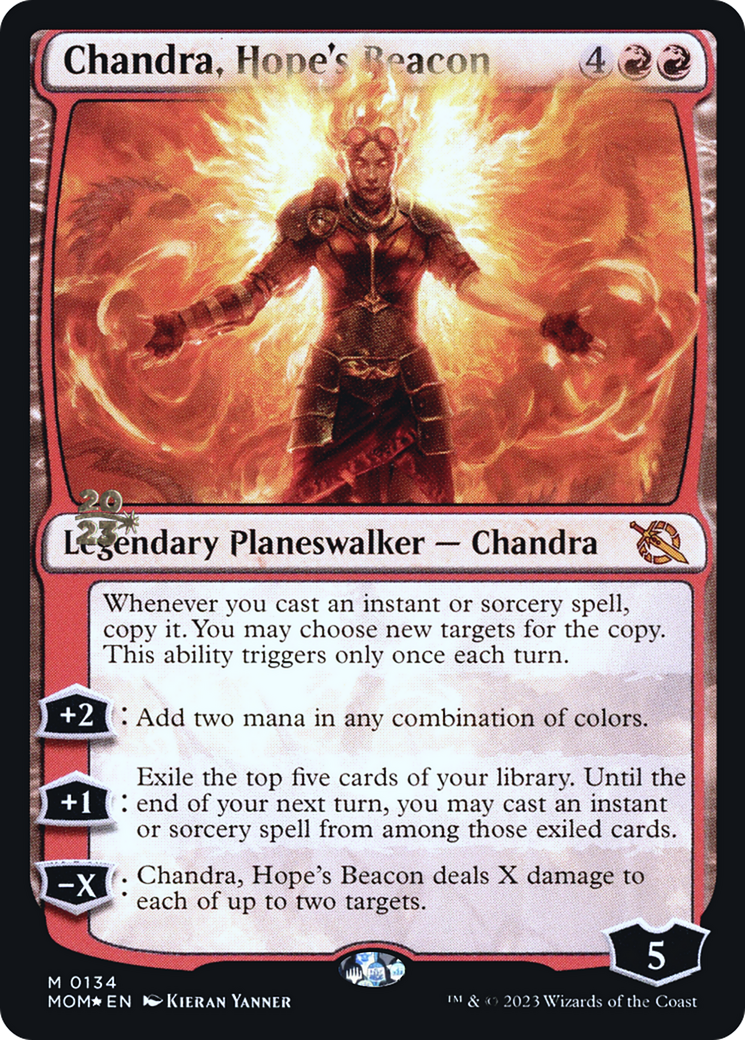 Chandra, Hope's Beacon [March of the Machine Prerelease Promos] | Jack's On Queen