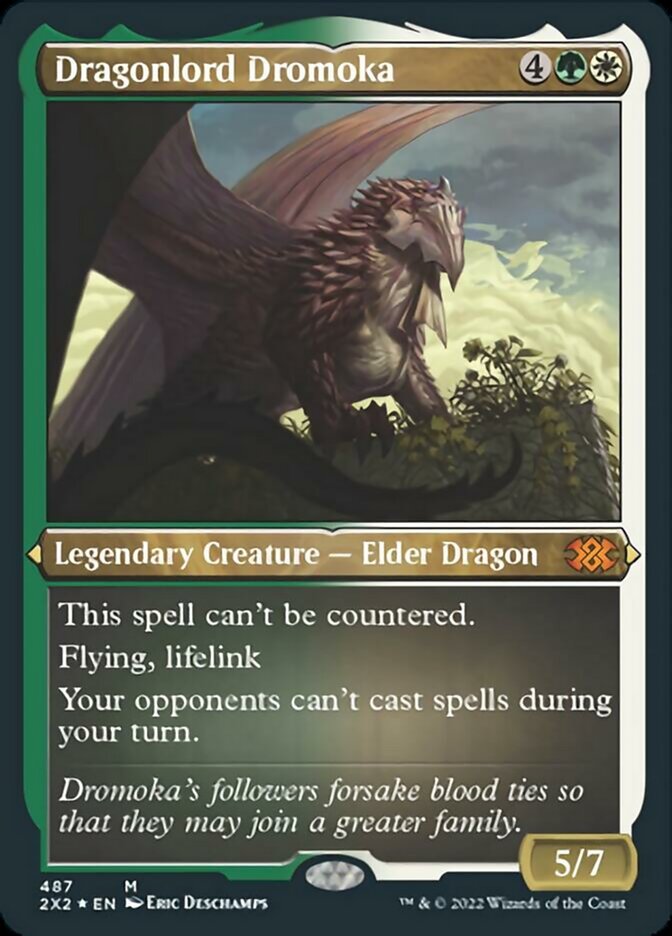 Dragonlord Dromoka (Foil Etched) [Double Masters 2022] | Jack's On Queen