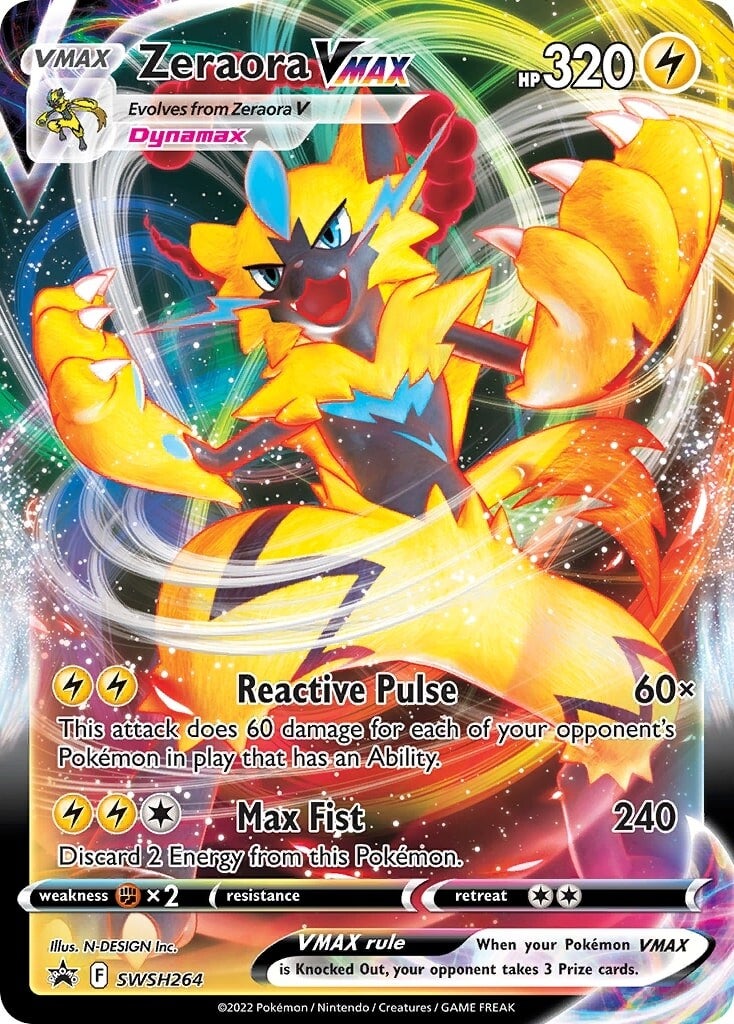 Zeraora VMAX (SWSH264) [Sword & Shield: Black Star Promos] | Jack's On Queen