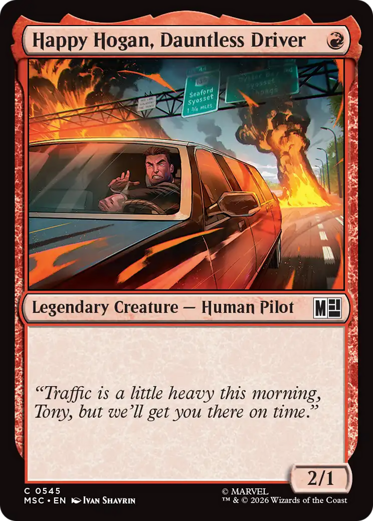 Happy Hogan, Dauntless Driver (0545) [Marvel Super Heroes Commander] | Jack's On Queen