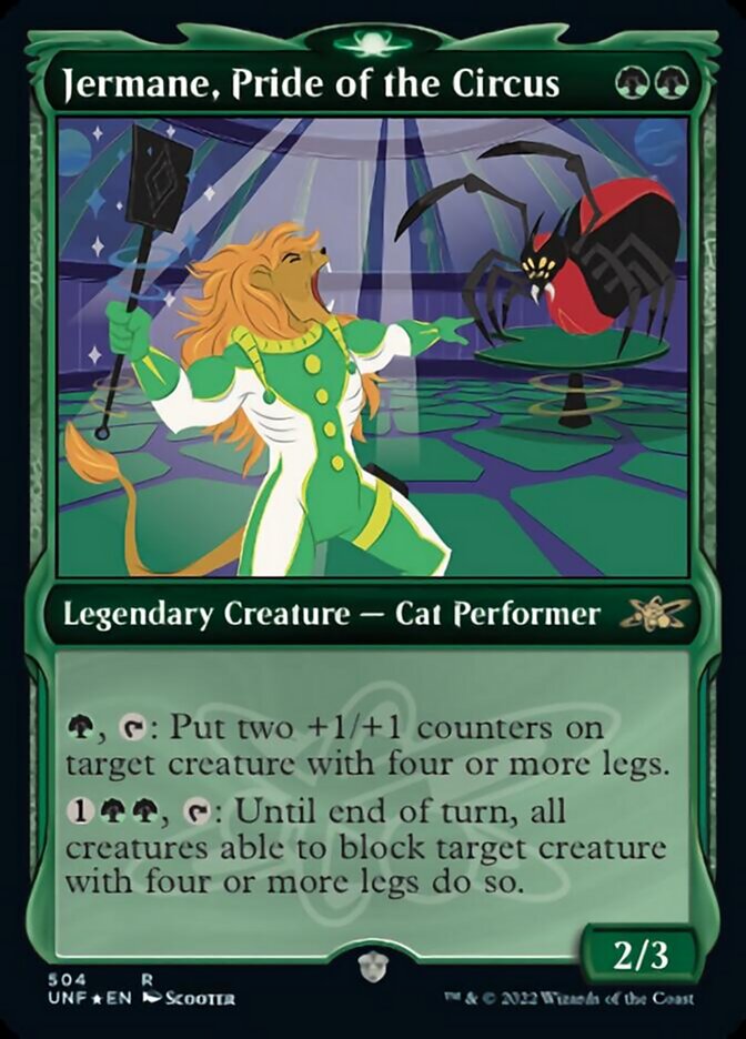 Jermane, Pride of the Circus (Showcase) (Galaxy Foil) [Unfinity] | Jack's On Queen