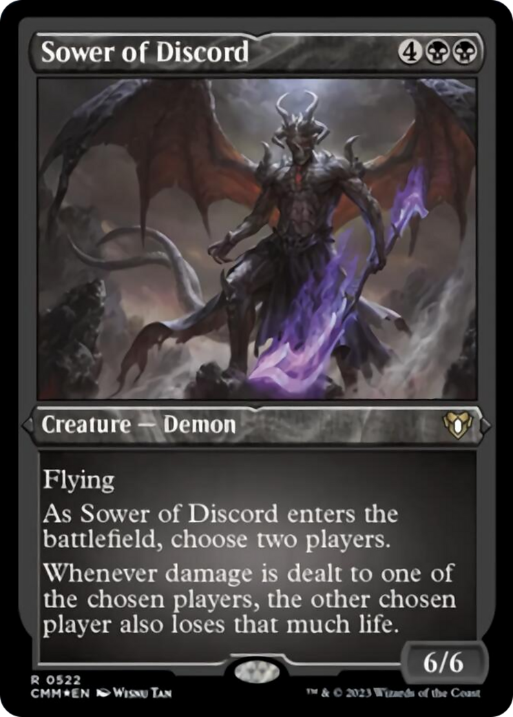 Sower of Discord (Foil Etched) [Commander Masters] | Jack's On Queen