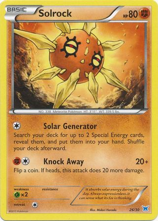 Solrock (26/30) [XY: Trainer Kit 2 - Latios] | Jack's On Queen
