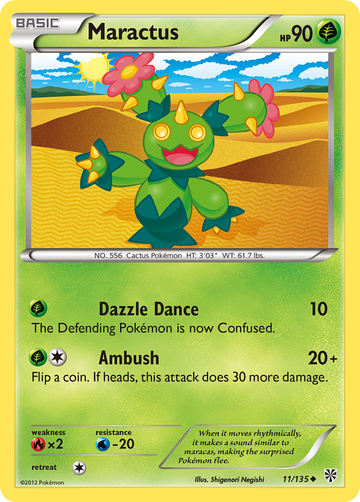 Maractus (11/135) [Black & White: Plasma Storm] | Jack's On Queen