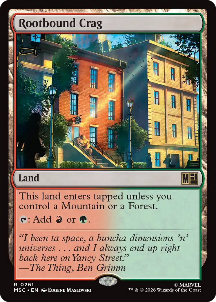 Rootbound Crag [Marvel Super Heroes Commander] | Jack's On Queen