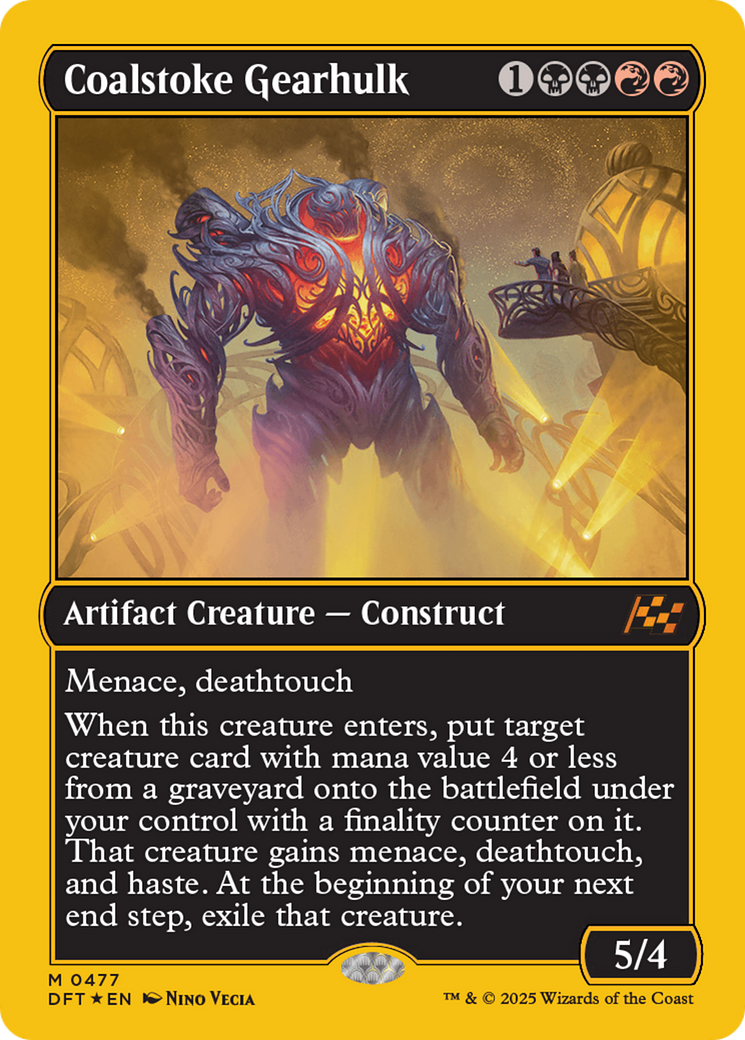 Coalstoke Gearhulk (First-Place Foil) [Aetherdrift] | Jack's On Queen