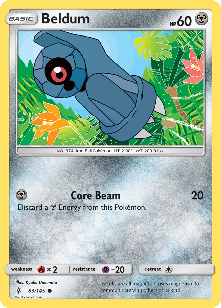 Beldum (83/145) [Sun & Moon: Guardians Rising] | Jack's On Queen