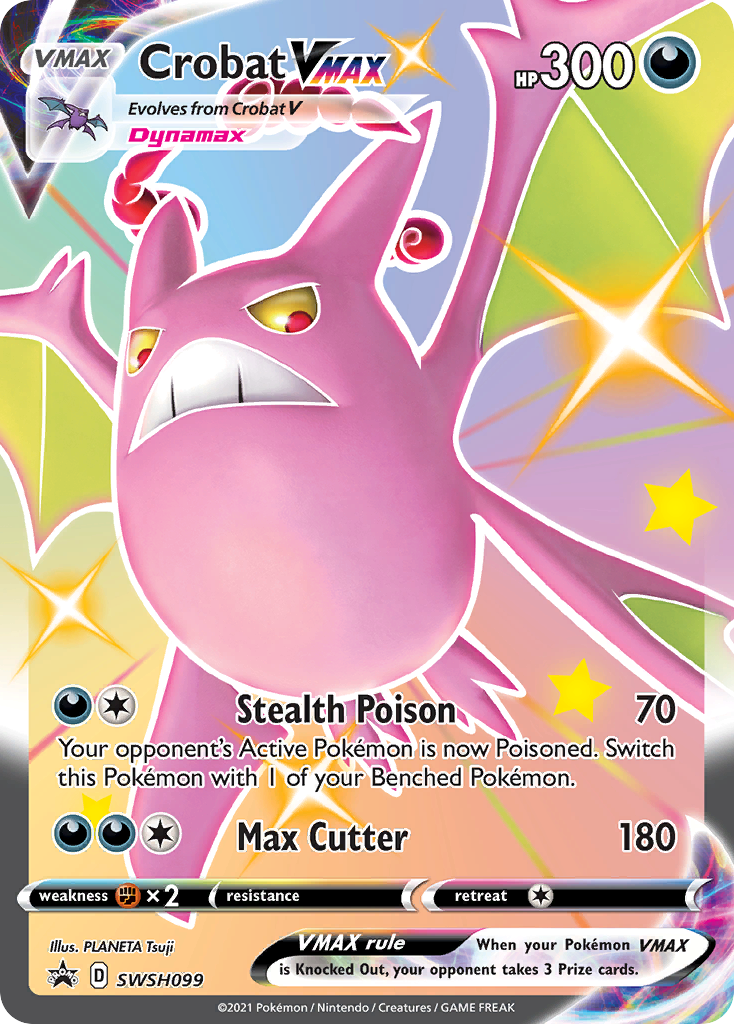 Crobat VMAX (SWSH099) [Sword & Shield: Black Star Promos] | Jack's On Queen