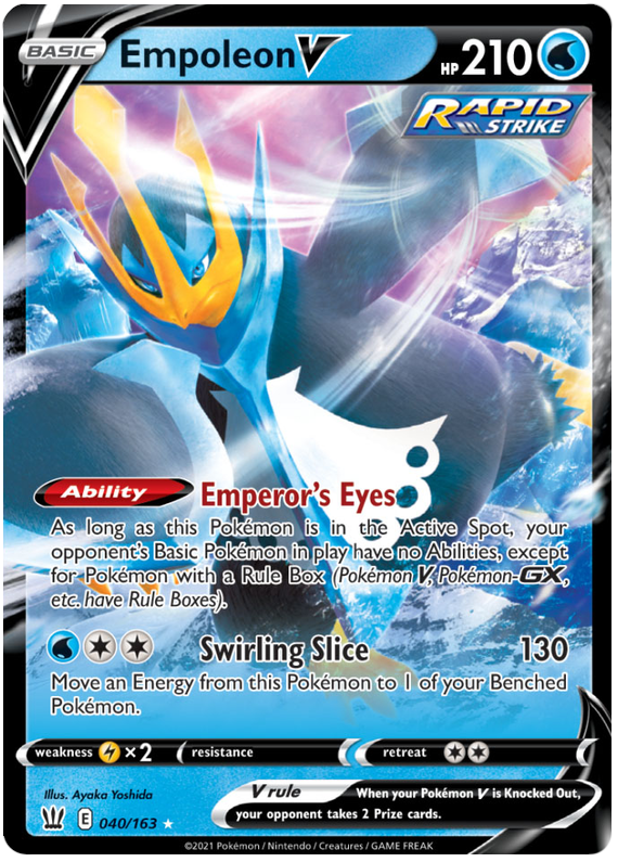 Empoleon V (040/163) [Sword & Shield: Battle Styles] | Jack's On Queen