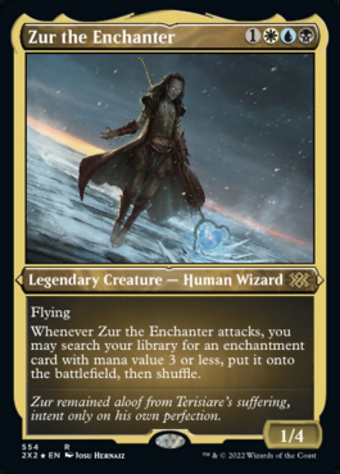 Zur the Enchanter (Foil Etched) [Double Masters 2022] | Jack's On Queen