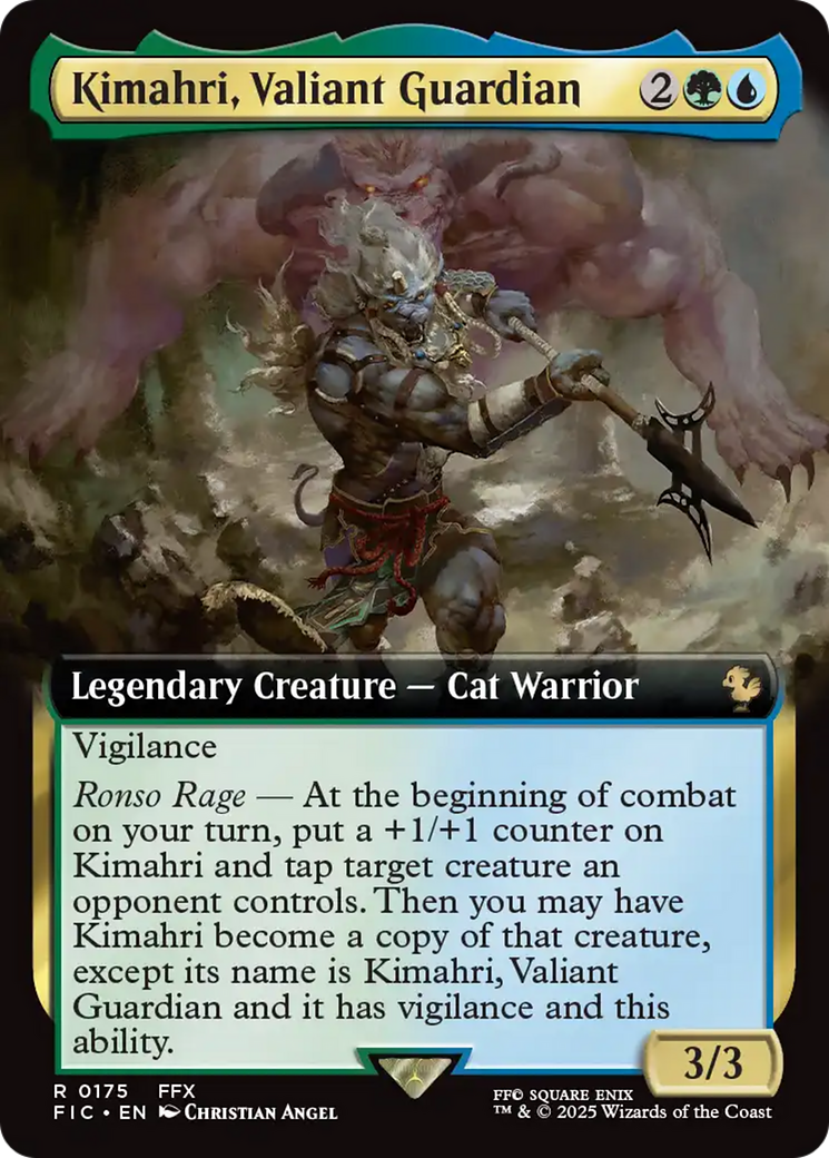 Kimahri, Valiant Guardian (Extended Art) [FINAL FANTASY Commander] | Jack's On Queen
