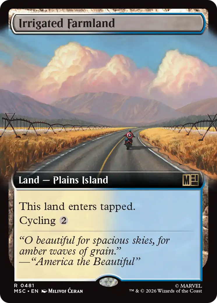 Irrigated Farmland (Extended Art) [Marvel Super Heroes Commander] | Jack's On Queen