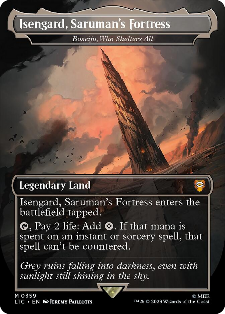 Isengard, Saruman's Fortress - Boseiju, Who Shelters All [The Lord of the Rings: Tales of Middle-Earth Commander] | Jack's On Queen