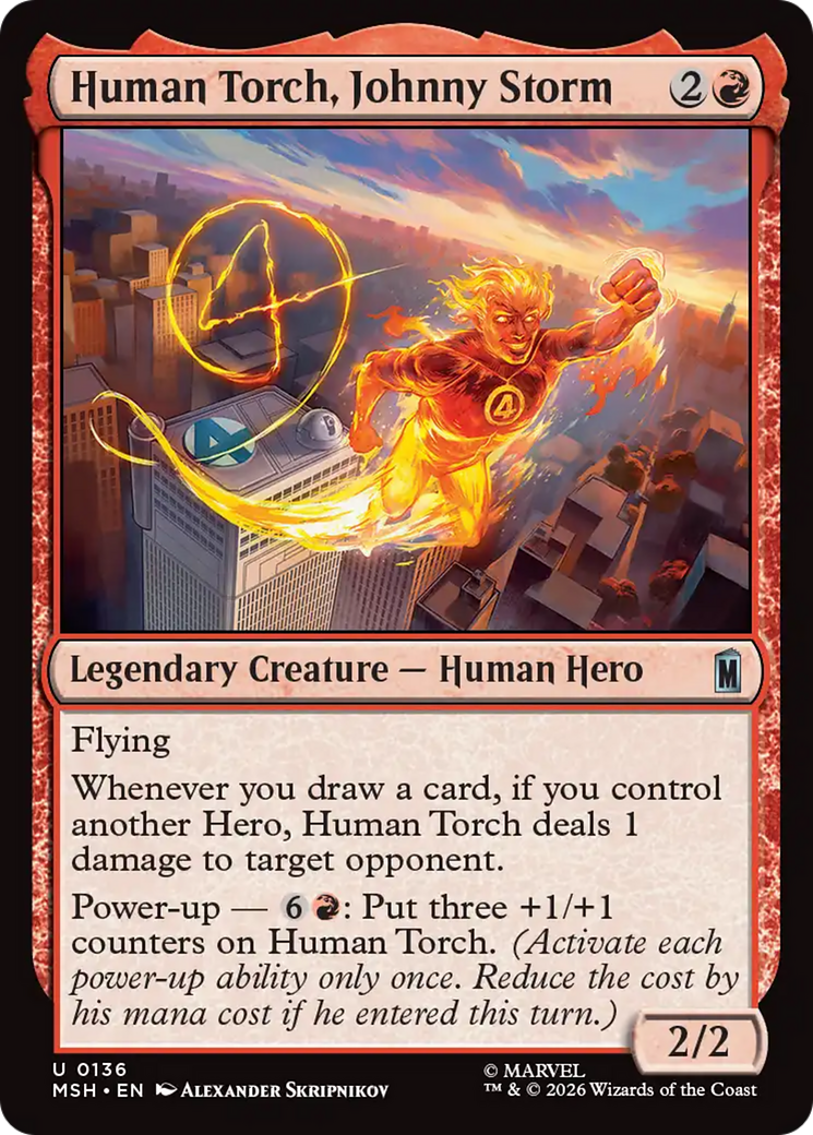 Human Torch, Johnny Storm [Marvel Super Heroes] | Jack's On Queen