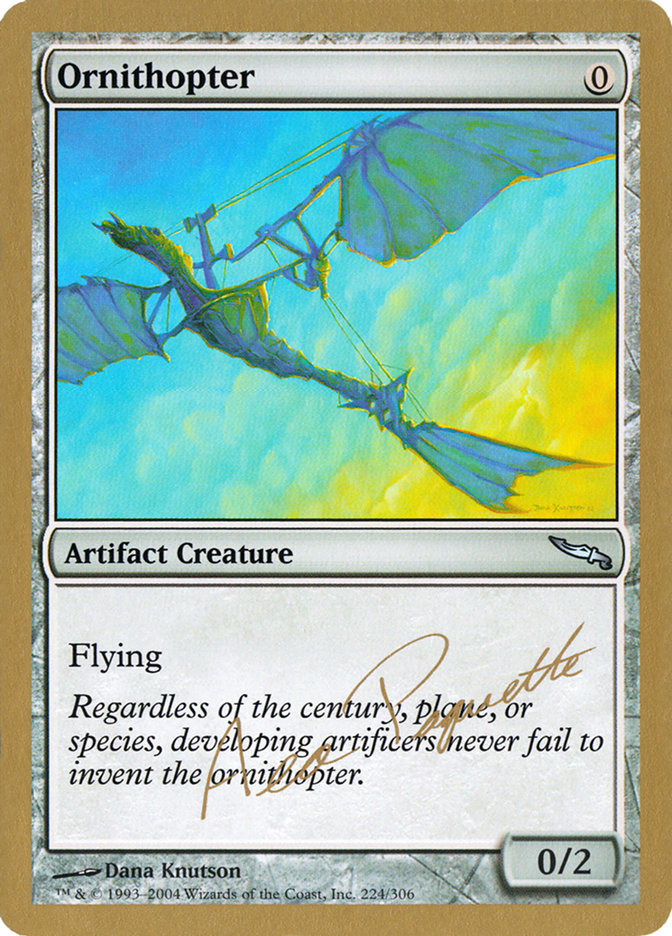 Ornithopter (Aeo Paquette) [World Championship Decks 2004] | Jack's On Queen