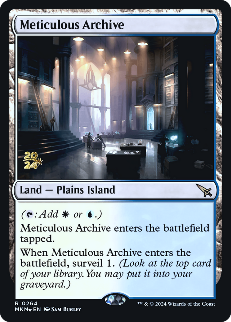 Meticulous Archive [Murders at Karlov Manor Prerelease Promos] | Jack's On Queen