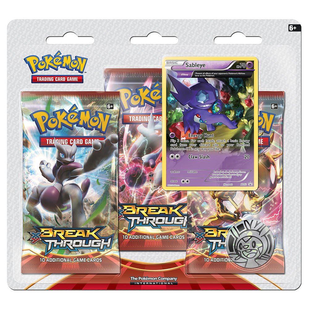 XY: BREAKthrough - 3-Pack Blister (Sableye) | Jack's On Queen