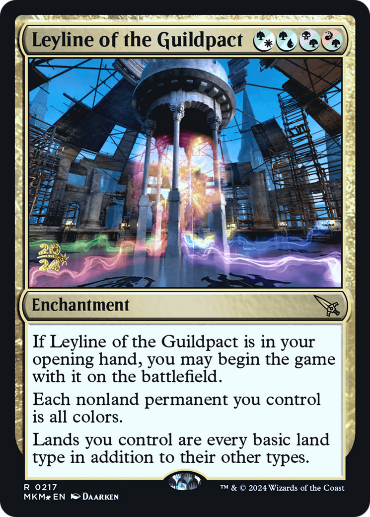 Leyline of the Guildpact [Murders at Karlov Manor Prerelease Promos] | Jack's On Queen