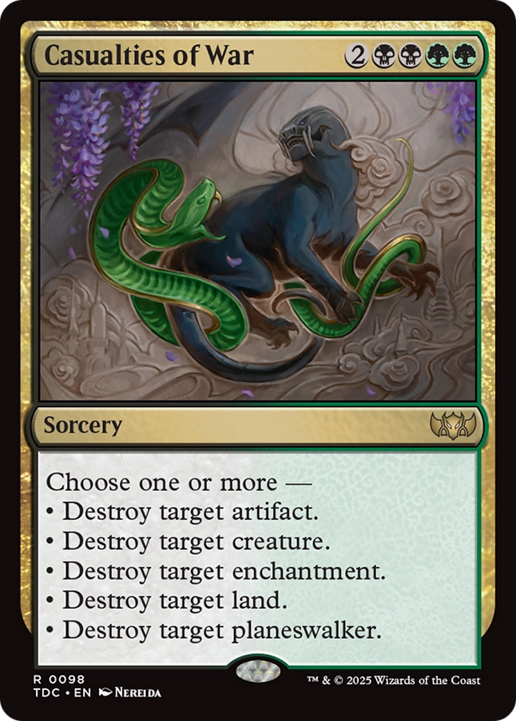 Casualties of War [Tarkir: Dragonstorm Commander] | Jack's On Queen
