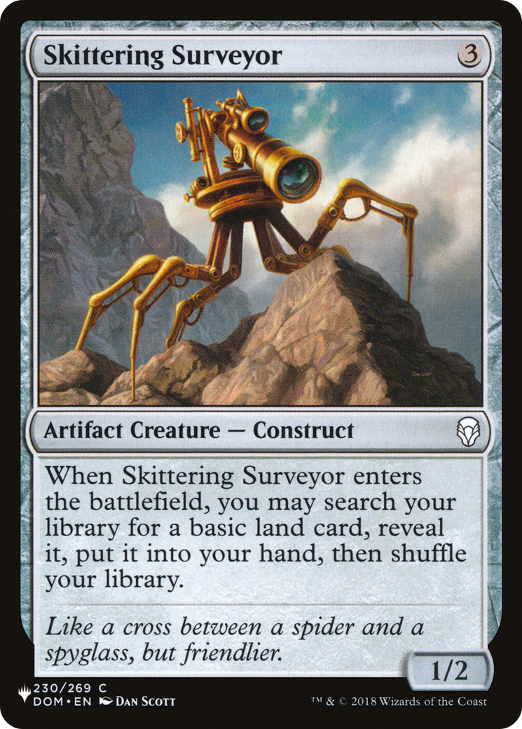 Skittering Surveyor [The List Reprints] | Jack's On Queen