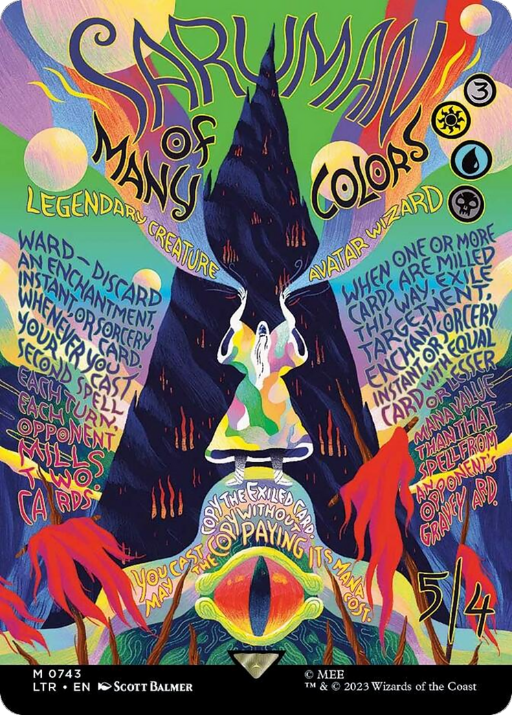 Saruman of Many Colors (Borderless Poster) [The Lord of the Rings: Tales of Middle-Earth] | Jack's On Queen