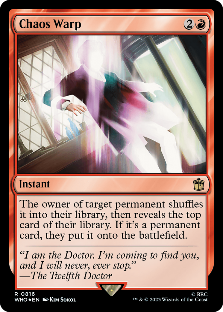 Chaos Warp (Surge Foil) [Doctor Who] | Jack's On Queen