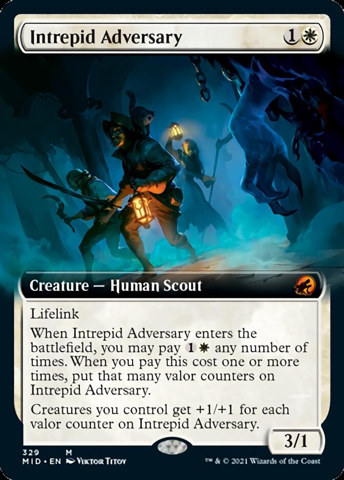 Intrepid Adversary (Extended Art) [Innistrad: Midnight Hunt] | Jack's On Queen
