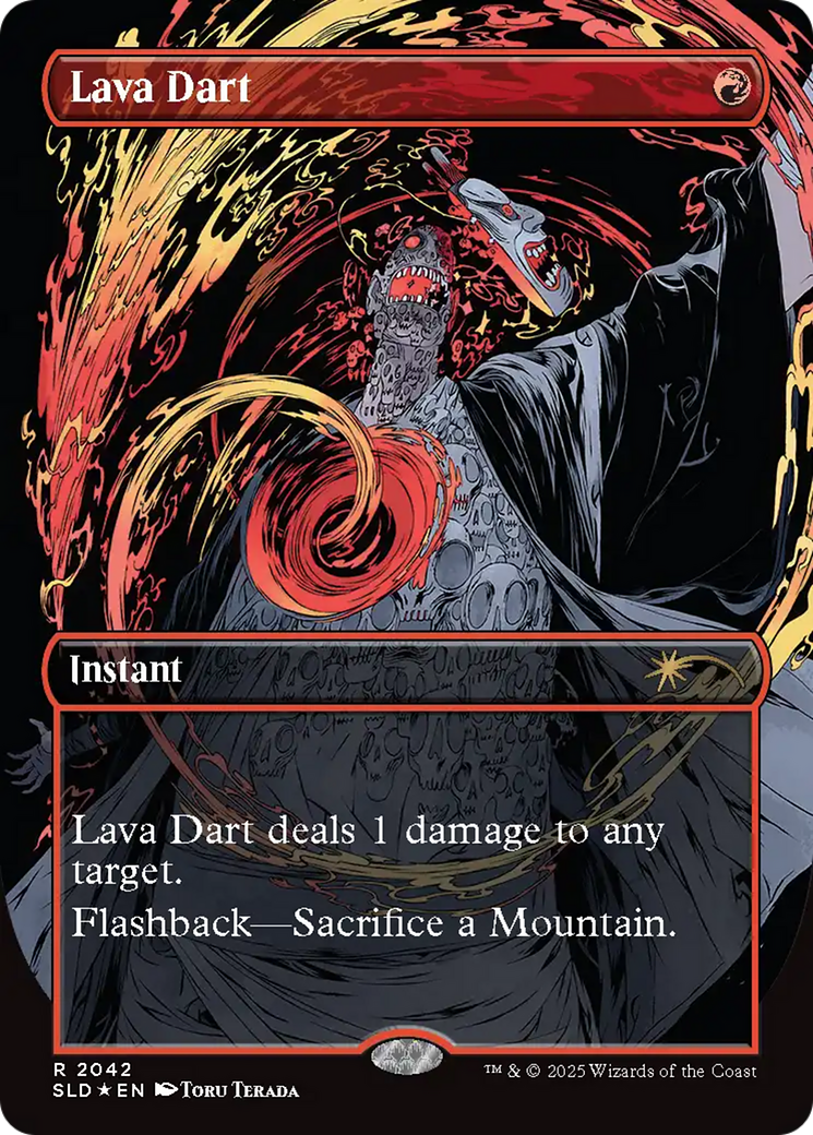 Lava Dart (Raised Foil) [Secret Lair Drop Series] | Jack's On Queen