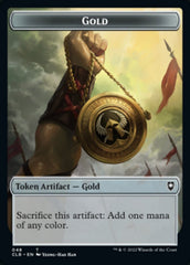 Gold // Dragon Double-Sided Token [Commander Legends: Battle for Baldur's Gate Tokens] | Jack's On Queen