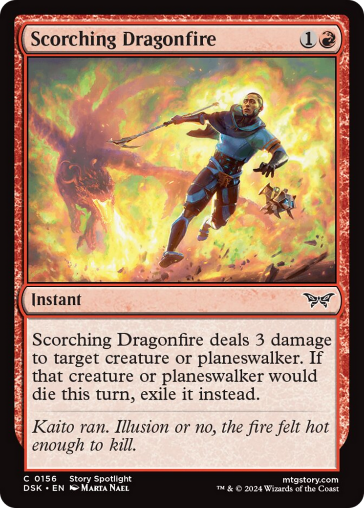 Scorching Dragonfire [Duskmourn: House of Horror] | Jack's On Queen