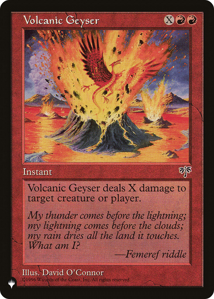 Volcanic Geyser [The List Reprints] | Jack's On Queen