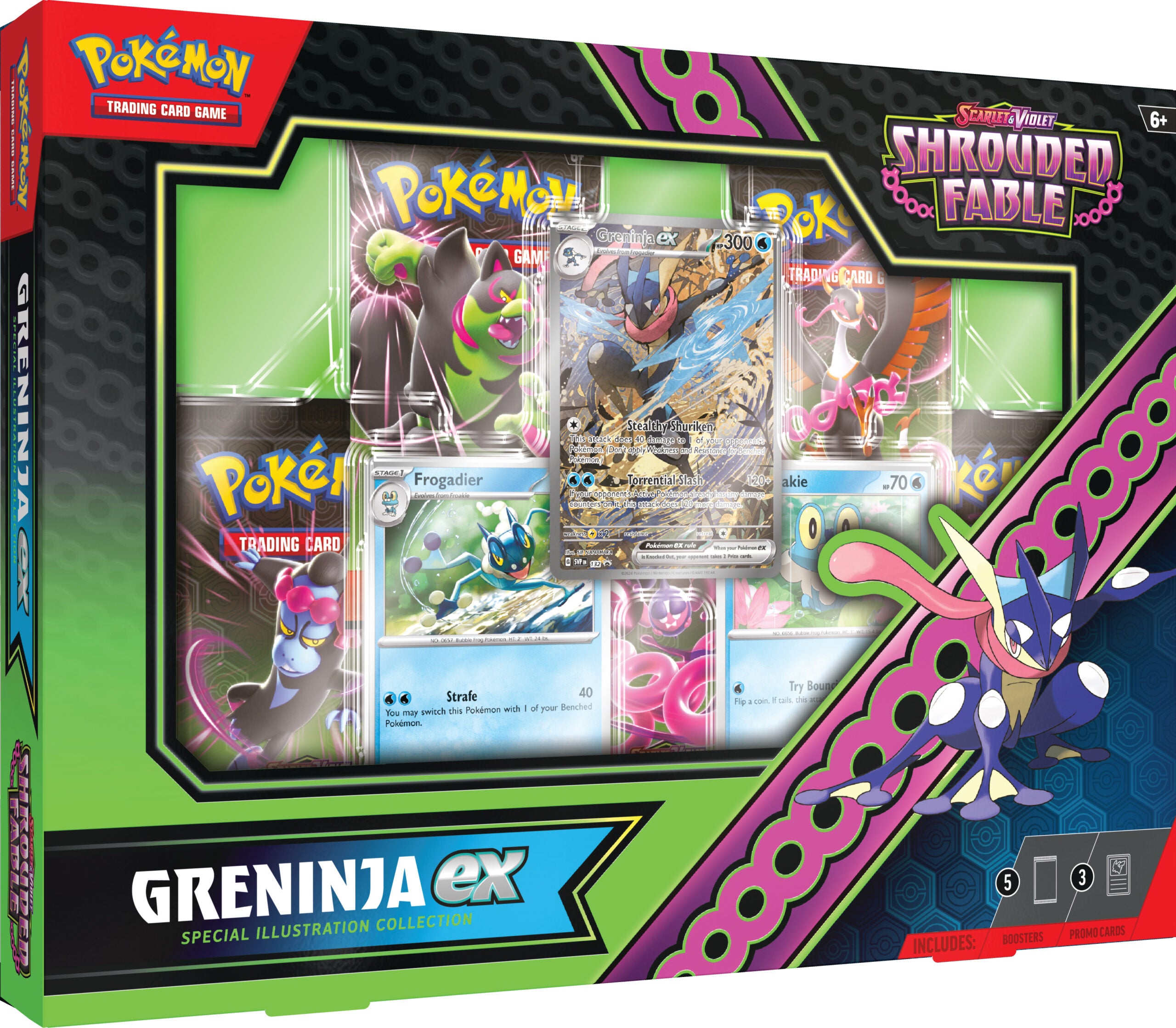 Scarlet & Violet: Shrouded Fable - Greninja Ex Illustration Collection | Jack's On Queen