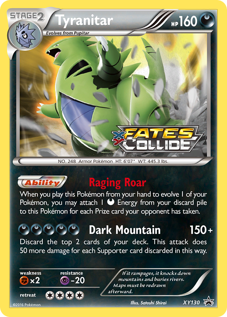 Tyranitar (XY130) [XY: Black Star Promos] | Jack's On Queen