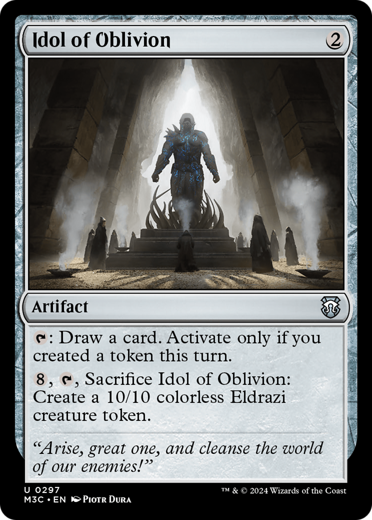Idol of Oblivion (Ripple Foil) [Modern Horizons 3 Commander] | Jack's On Queen