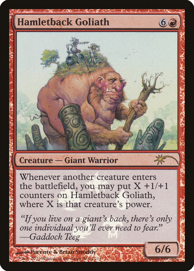 Hamletback Goliath [Resale Promos] | Jack's On Queen