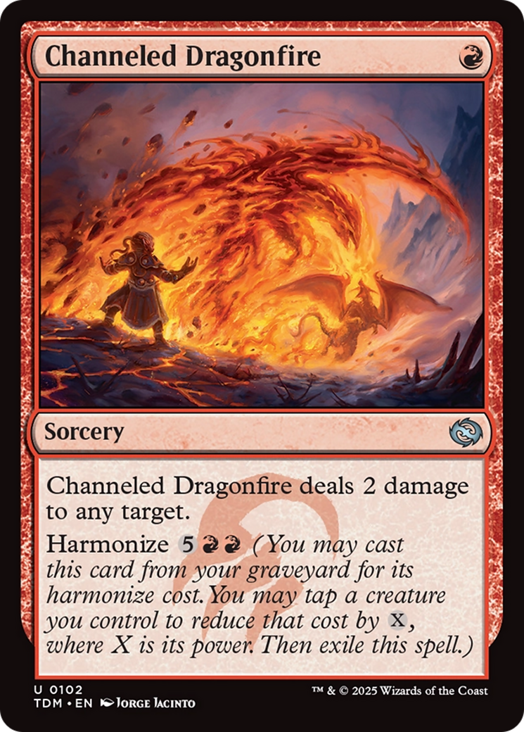 Channeled Dragonfire [Tarkir: Dragonstorm] | Jack's On Queen