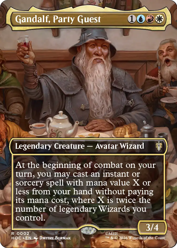 Gandalf, Party Guest (Borderless) [The Hobbit: Eternal-Legal] | Jack's On Queen