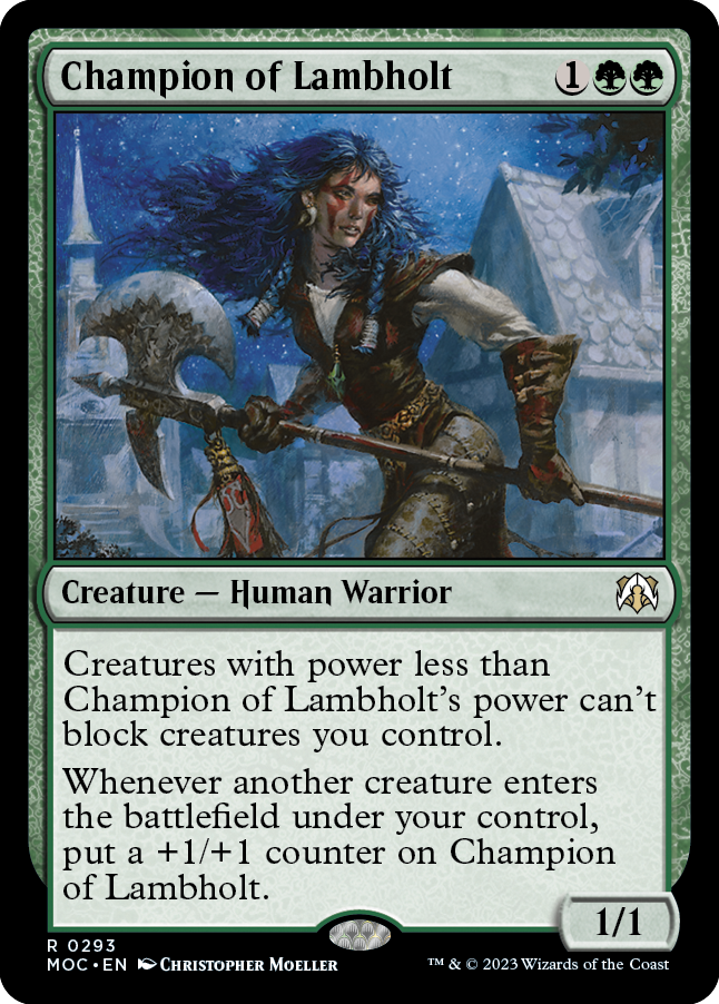 Champion of Lambholt [March of the Machine Commander] | Jack's On Queen