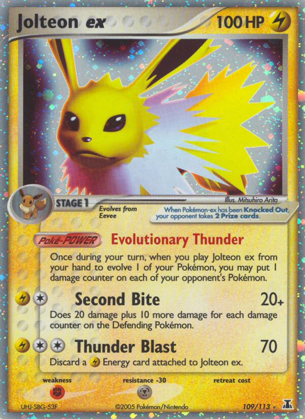 Jolteon ex (109/113) [EX: Delta Species] | Jack's On Queen